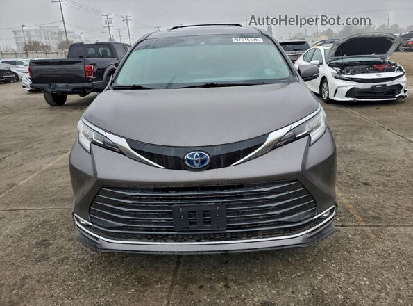 5TDZRKEC4PS178903 2023 TOYOTA LIMITED Gray Rear view