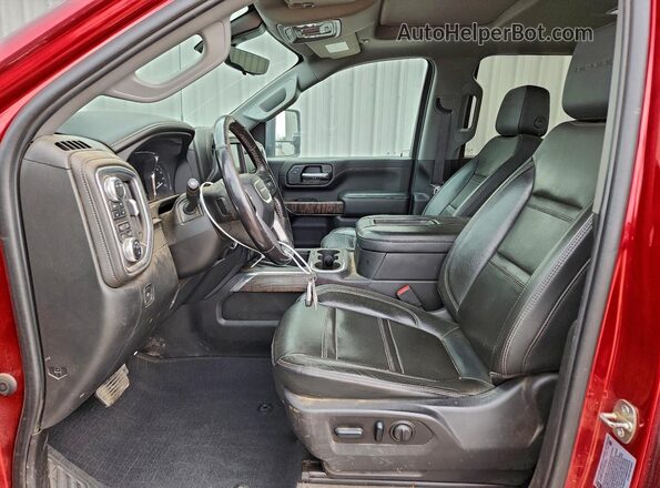 1GT49REY8NF268602 2022 GMC SIERRA Maroon Widok deski rozdzielczej