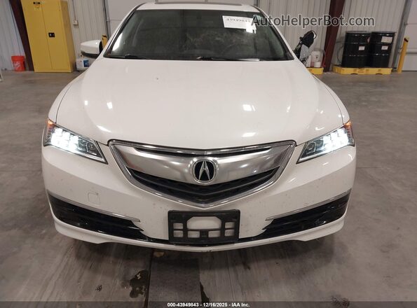 19UUB1F32GA011784 2016 ACURA TLX White Instrument cluster view
