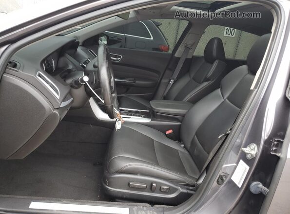 19UUB1F37LA011502 2020 ACURA TLX Gray Widok wnętrza z przodu