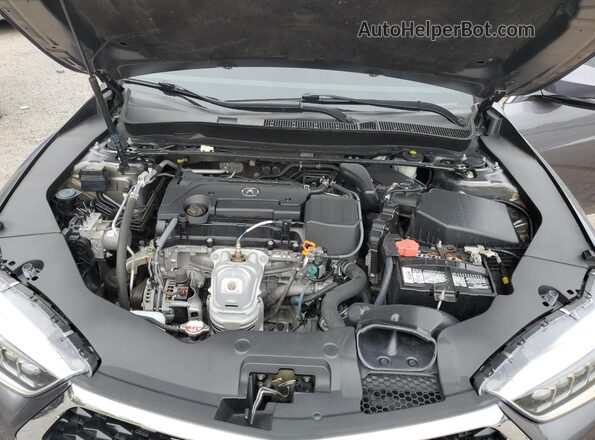 19UUB1F37LA011502 2020 ACURA TLX Gray Widok wnętrza z tyłu