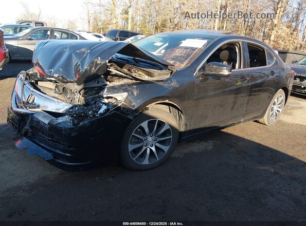 19UUB1F55GA007293 2016 ACURA TLX Black Vista tres cuartos delantera izquierda
