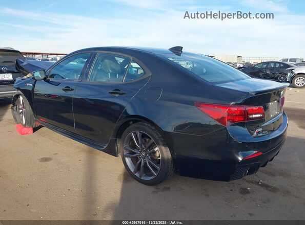 19UUB1F63KA002322 2019 ACURA TLX Black უკანა მარცხენა