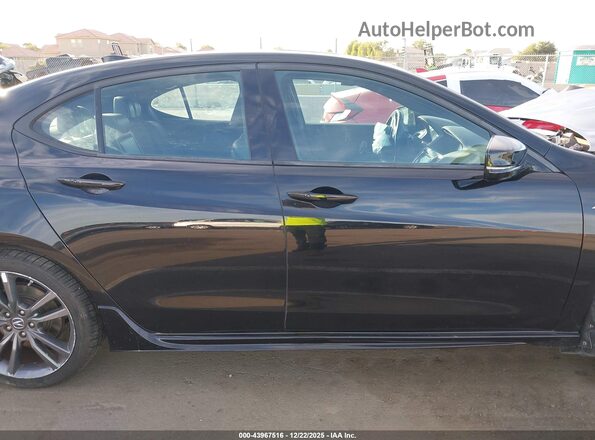 19UUB1F63KA002322 2019 ACURA TLX Black სალონის 360-გრადუსიანი ხედი