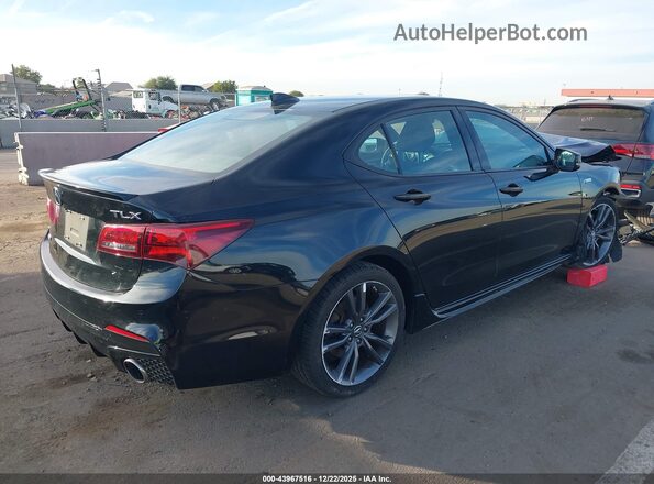 19UUB1F63KA002322 2019 ACURA TLX Black უკანა მარჯვენა