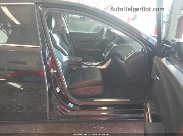 19UUB2F36GA009672 2016 ACURA TLX Black Вид салону спереду