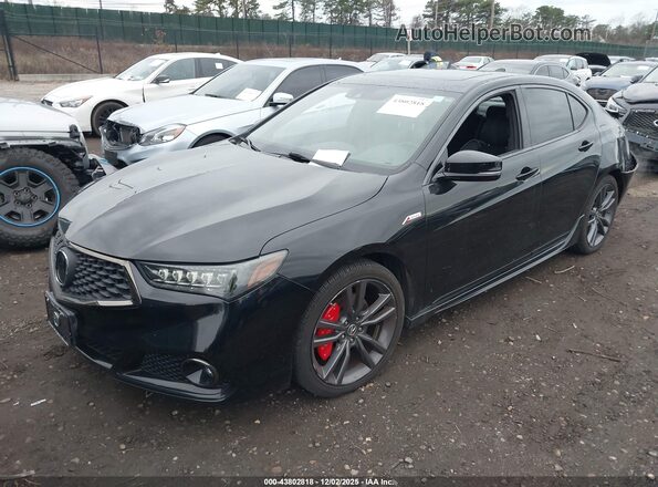 19UUB2F6XJA013449 2018 ACURA TLX Черный Передняя левая четверть