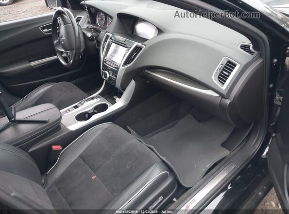 19UUB2F6XJA013449 2018 ACURA TLX Черный Вид салона спереди