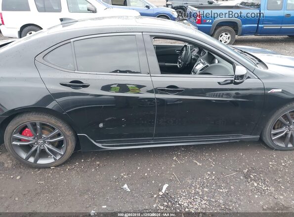 19UUB2F6XJA013449 2018 ACURA TLX Черный Вид задней части салона
