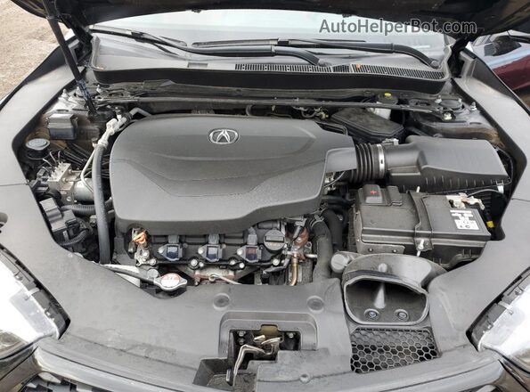 19UUB3F68LA802403 2020 ACURA TLX Black Widok wnętrza z tyłu