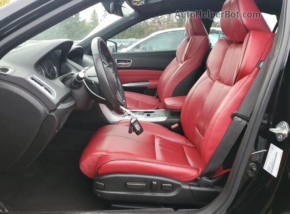 19UUB3F68LA802403 2020 ACURA TLX Black Widok wnętrza z przodu
