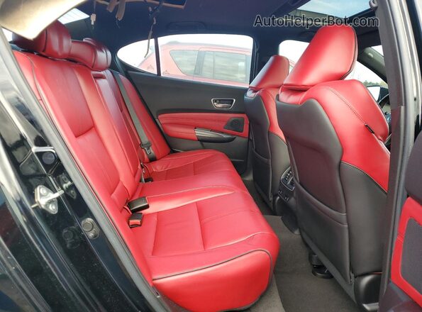 19UUB3F68LA802403 2020 ACURA TLX Black Widok tylnych siedzeń