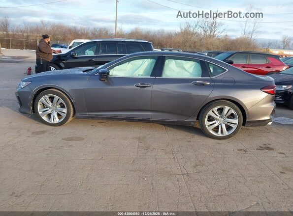 19UUB5F47MA014160 2021 ACURA TLX Gray 360 interior view