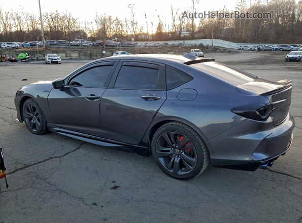19UUB5F50MA005132 2021 ACURA TLX Gray Հետևի ձախ