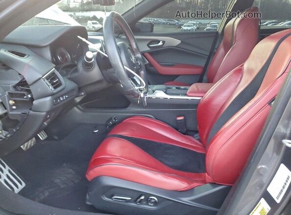 19UUB5F50MA005132 2021 ACURA TLX Gray Սալոնի դիմացի տեսք