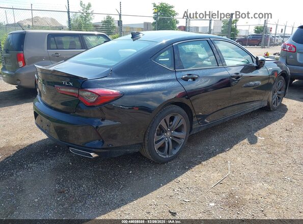 19UUB5F51MA006452 2021 ACURA TLX Черный Задняя правая четверть