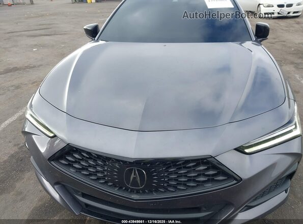 19UUB5F51MA015216 2021 ACURA TLX Gray Դիմացի տեսք