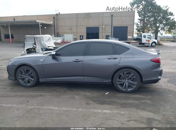 19UUB5F51MA015216 2021 ACURA TLX Gray Սալոնի 360 աստիճան տեսք