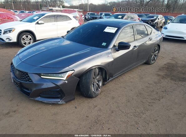 19UUB5F56NA002172 2022 ACURA TLX Gray Vista frontal