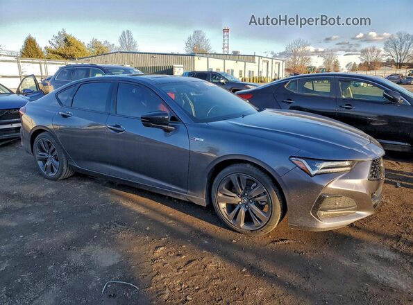 19UUB5F59NA002148 2022 ACURA TLX Gray Передня права чверть