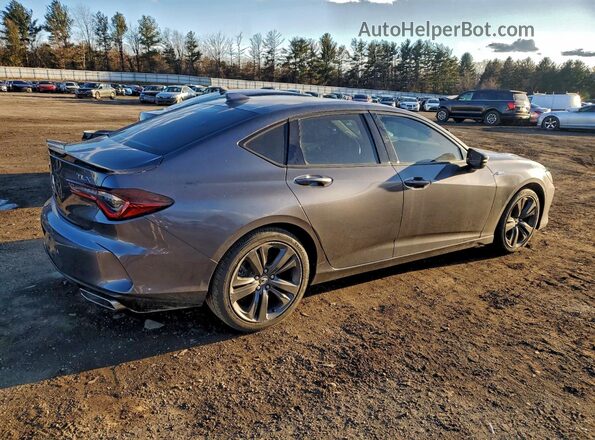 19UUB5F59NA002148 2022 ACURA TLX Gray Задня права чверть
