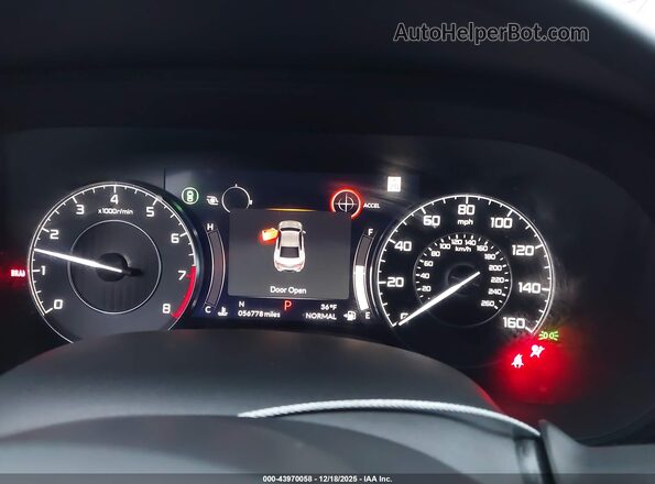 19UUB6F46MA006587 2021 ACURA TLX Black Widok tylnych siedzeń