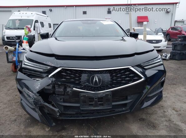 19UUB6F46MA006587 2021 ACURA TLX Black Widok zestawu wskaźników