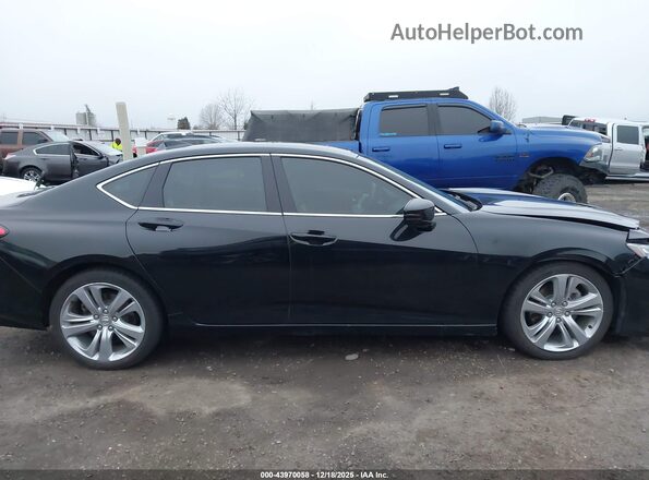 19UUB6F46MA006587 2021 ACURA TLX Black Widok wnętrza z tyłu