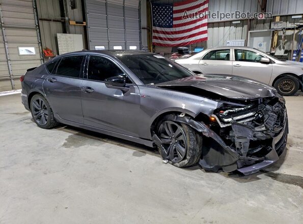 19UUB6F53MA011741 2021 ACURA TLX Gray Delantero derecho