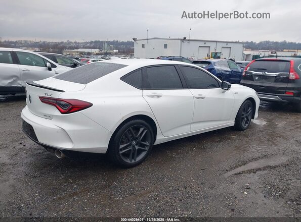 19UUB6F5XSA000457 2025 ACURA TLX White Հետևի աջ