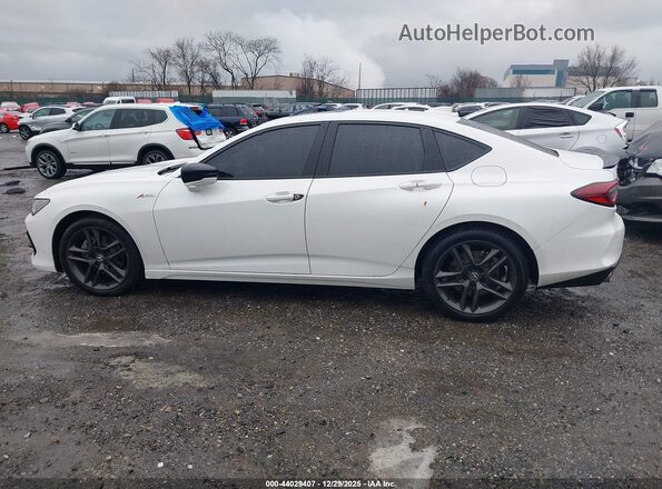 19UUB6F5XSA000457 2025 ACURA TLX White Սալոնի հետևի տեսք