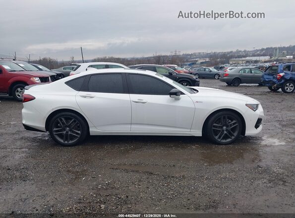 19UUB6F5XSA000457 2025 ACURA TLX White Սարքավորումների վահանակի տեսք
