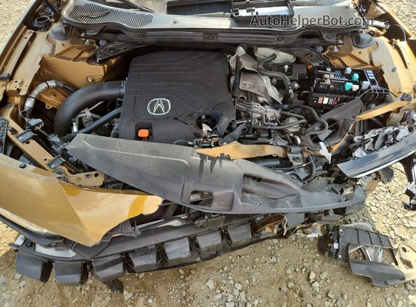 19UUB7F00NA002104 2022 ACURA TLX Бежевый Вид задней части салона