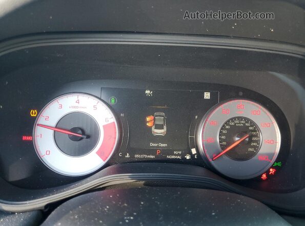 19UUB7F09NA001422 2022 ACURA TLX Black Вид щитка приладів
