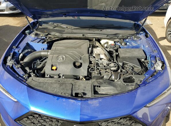 19UUB7F90PA000340 2023 ACURA TLX Синий Вид задней части салона