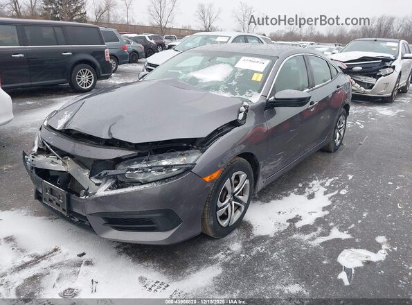 19XFC2F52JE032389 2018 HONDA CIVIC Серый Передняя левая четверть