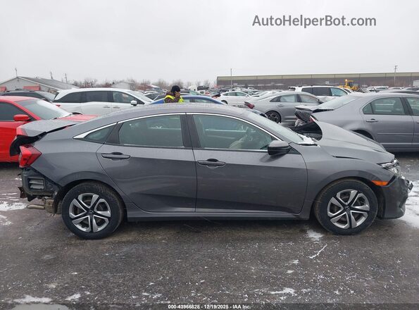 19XFC2F52JE032389 2018 HONDA CIVIC Серый Вид задней части салона