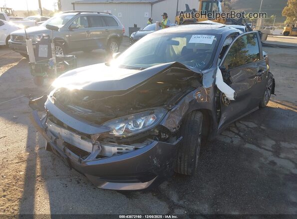 19XFC2F73JE009415 2018 HONDA CIVIC Gray Передня ліва чверть