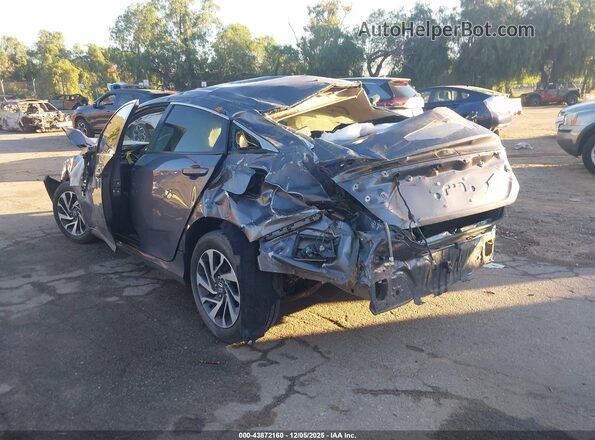 19XFC2F73JE009415 2018 HONDA CIVIC Gray Задня ліва чверть