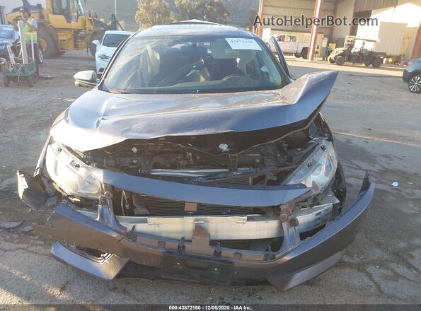 19XFC2F73JE009415 2018 HONDA CIVIC Gray Вид щитка приладів