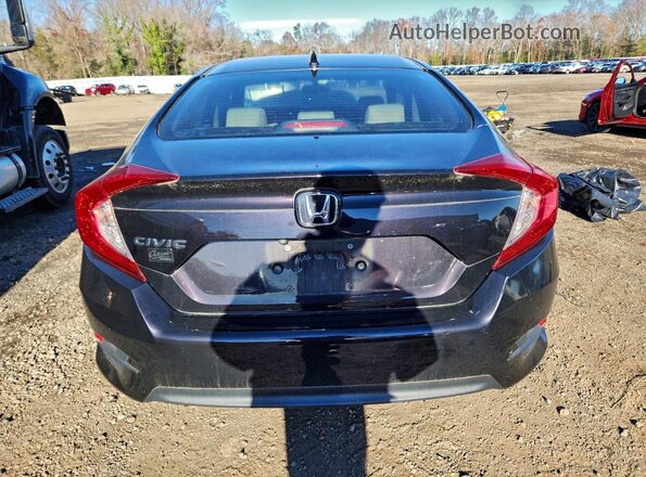 19XFC2F77JE021163 2018 HONDA CIVIC Gray Widok z tyłu