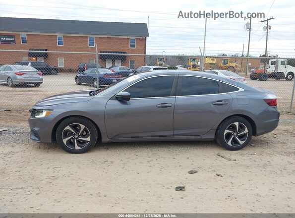 19XZE4F52ME010903 2021 HONDA INSIGHT Gray 360 interior view