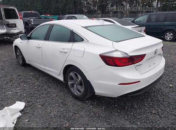 19XZE4F53LE011265 2020 HONDA INSIGHT White Rear left