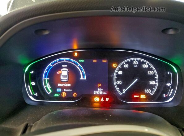 19XZE4F55LE006245 2020 HONDA INSIGHT Gray Instrument cluster view