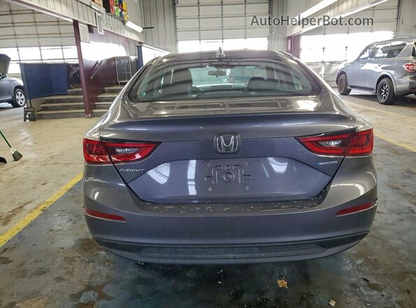 19XZE4F55LE006245 2020 HONDA INSIGHT Gray Rear view