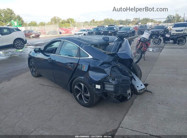 19XZE4F55NE004305 2022 HONDA INSIGHT Blue Rear left