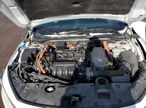 19XZE4F56LE005492 2020 HONDA INSIGHT Белый Вид задней части салона