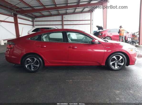 19XZE4F56ME004862 2021 HONDA INSIGHT Red უკანა სალონის ხედი