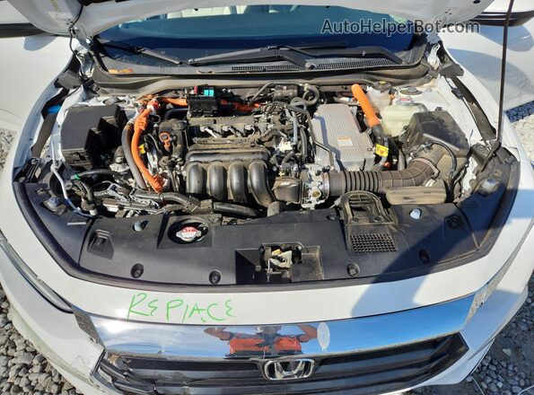 19XZE4F56NE016429 2022 HONDA INSIGHT White Widok wnętrza z tyłu