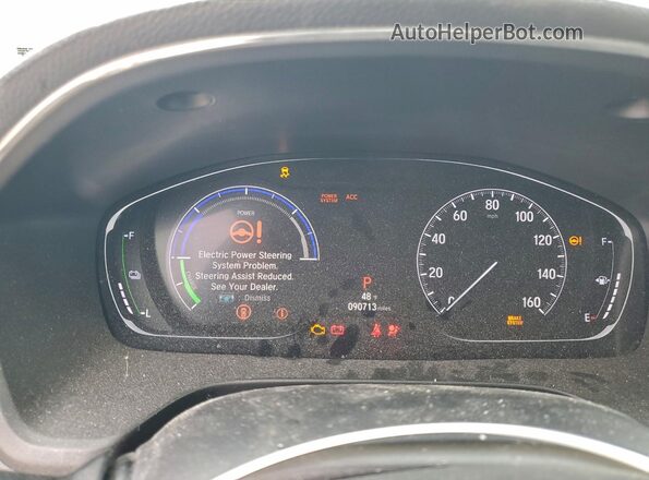 19XZE4F57ME010704 2021 HONDA INSIGHT Серый Вид щитка приборов
